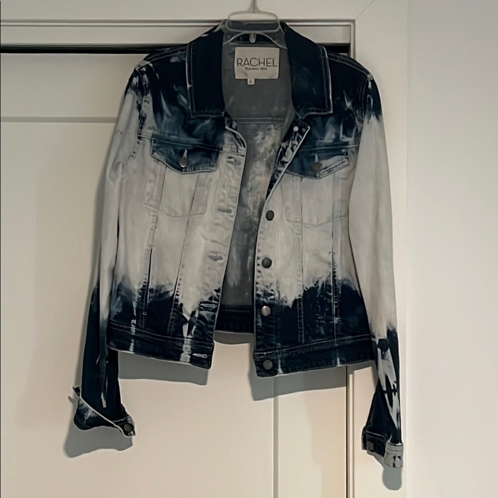 Rachel Blue and White Women's Denim Jacket